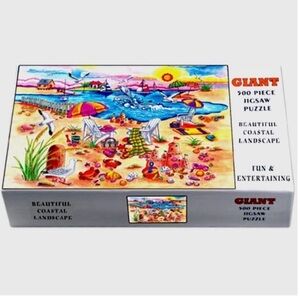Beautiful Coastal Landscape Giant Jigsaw Puzzle 500 pcs